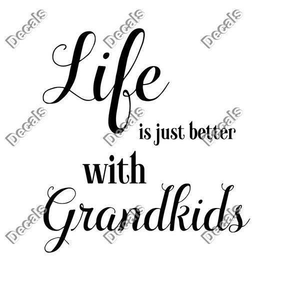 Car Decal Life is Better With Grandkids Grandparents