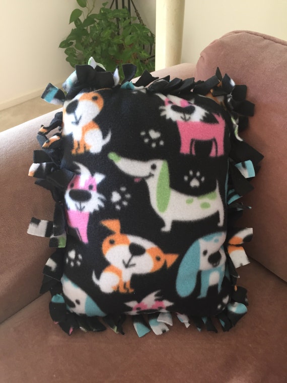 fleece dog pillow
