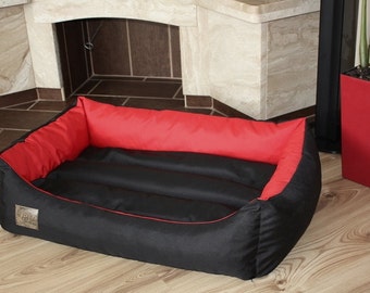 Dog bed/Dog couch with removable cover, 92 x 65 cm