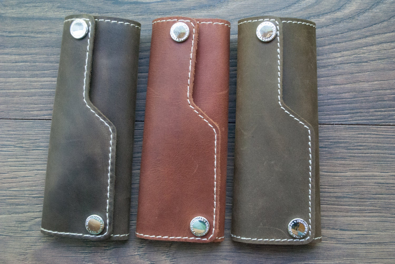 Italian Leather Key Holder - Leather Key Case, Leather Key Pouch, Leather Key, Gift for Men, Key Wallet - Handmade