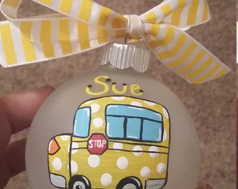 School Bus Driver Ornament
