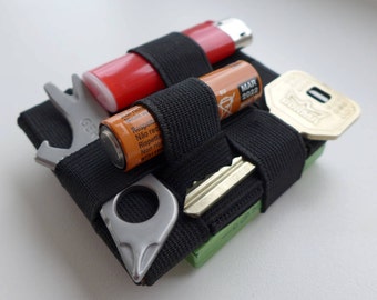 Square EDC / USB flashdrive pocket organizer