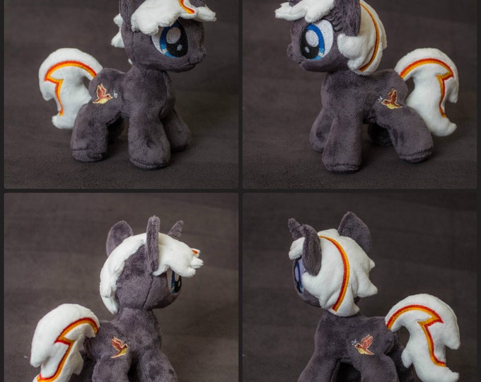 Plush Fallout Equestria Littlepip Deadshot Calamity Velvet Remedy Custom Chibi Pony 8 inches
