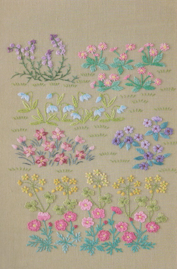 PDF Pattern Tutorial hand embroidery stitch My garden 002