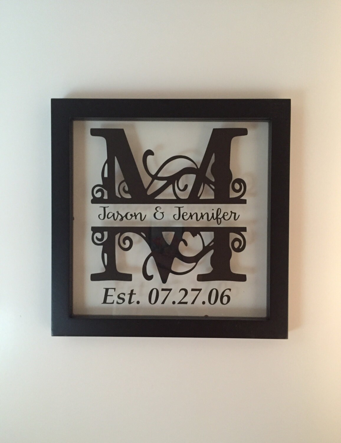 Personalized Picture Frame Monogrammed Picture Frame Name