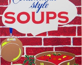 S.S. Pierce Soup Grocery Store Sign, 1950's