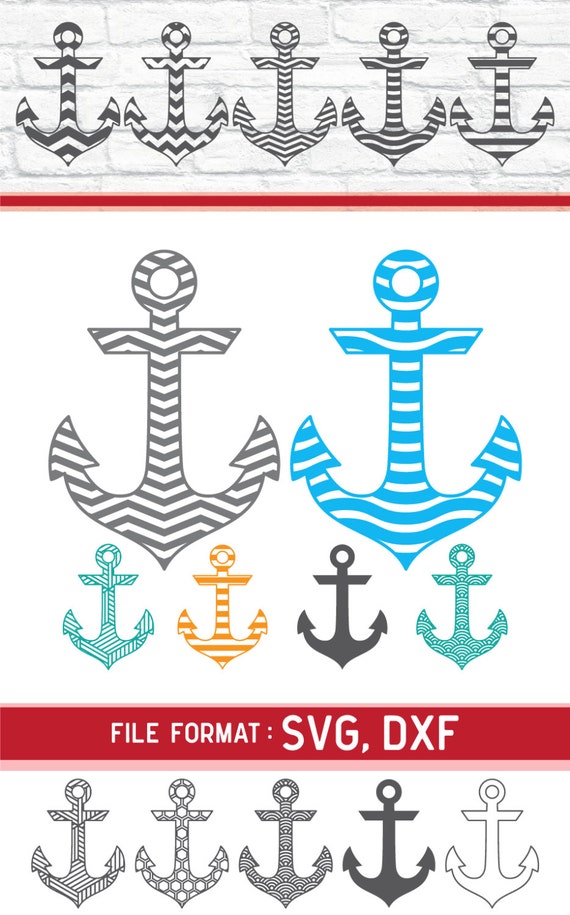 Download 10 SVG Anchor Cricut Files Vinyl Cutters Instant Download