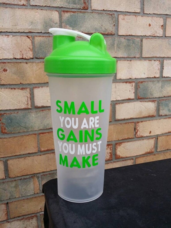 GYM shaker bottle / shaker cup / pre workout / by SaenzDesignz