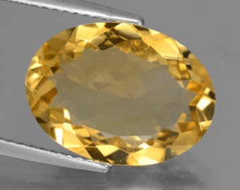 Masterpiece Collection: AAA Oval Shape Genuine Faceted Citrine (5x3-16x12mm). 810-451