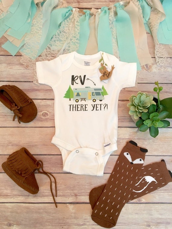 Hipster Baby Clothes Camping Onesie® Baby Boy Clothes Baby