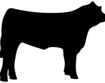 Popular items for cow decals on Etsy