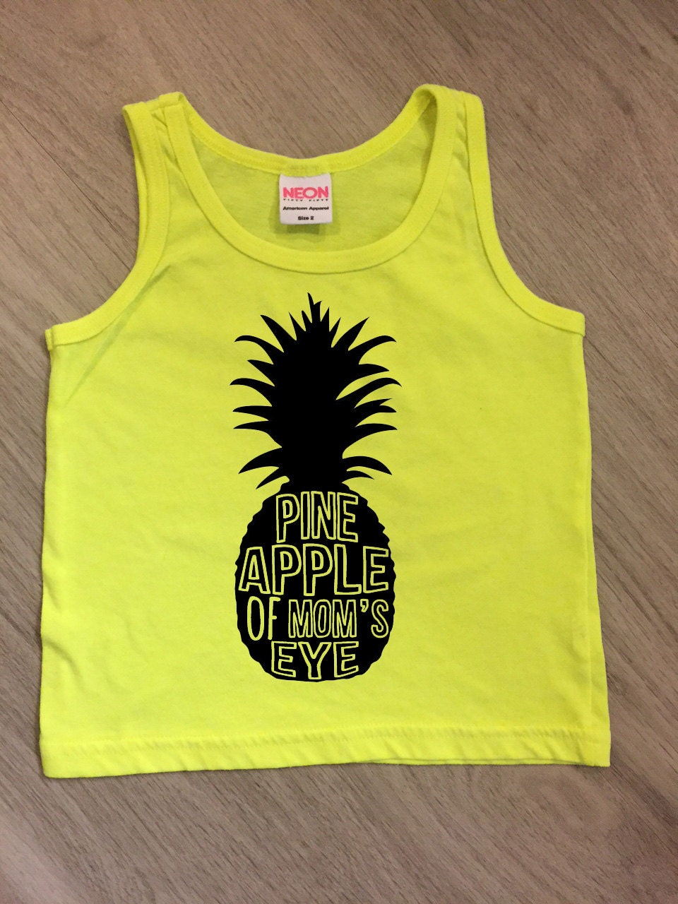 Pineapple of Mom's Eye tank top baby boy or girl tank