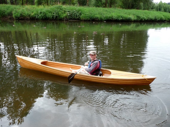 Items similar to CedarStrip Wooden Kayak on Etsy