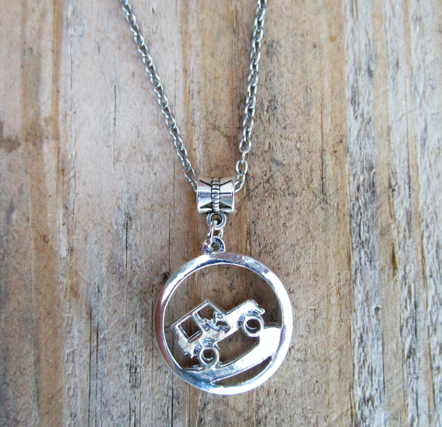 Jeep Pendant Necklace Jeep Off Road Jewelry.