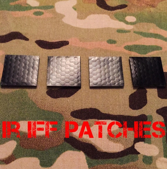 Set of 4 1 Velcro Infrared IR Squares Marker IFF by TICTACTICAL