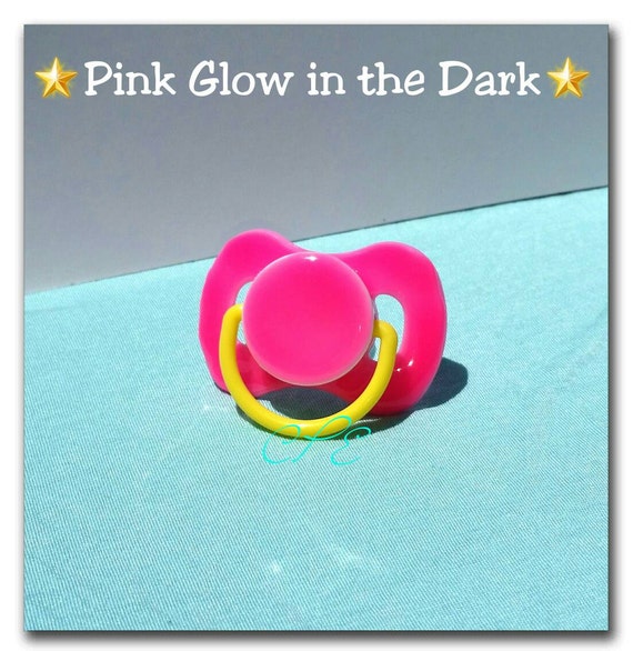 Custom Glow in the Dark Pacifier Ddlg Abdl by CrystalPhoenixEm