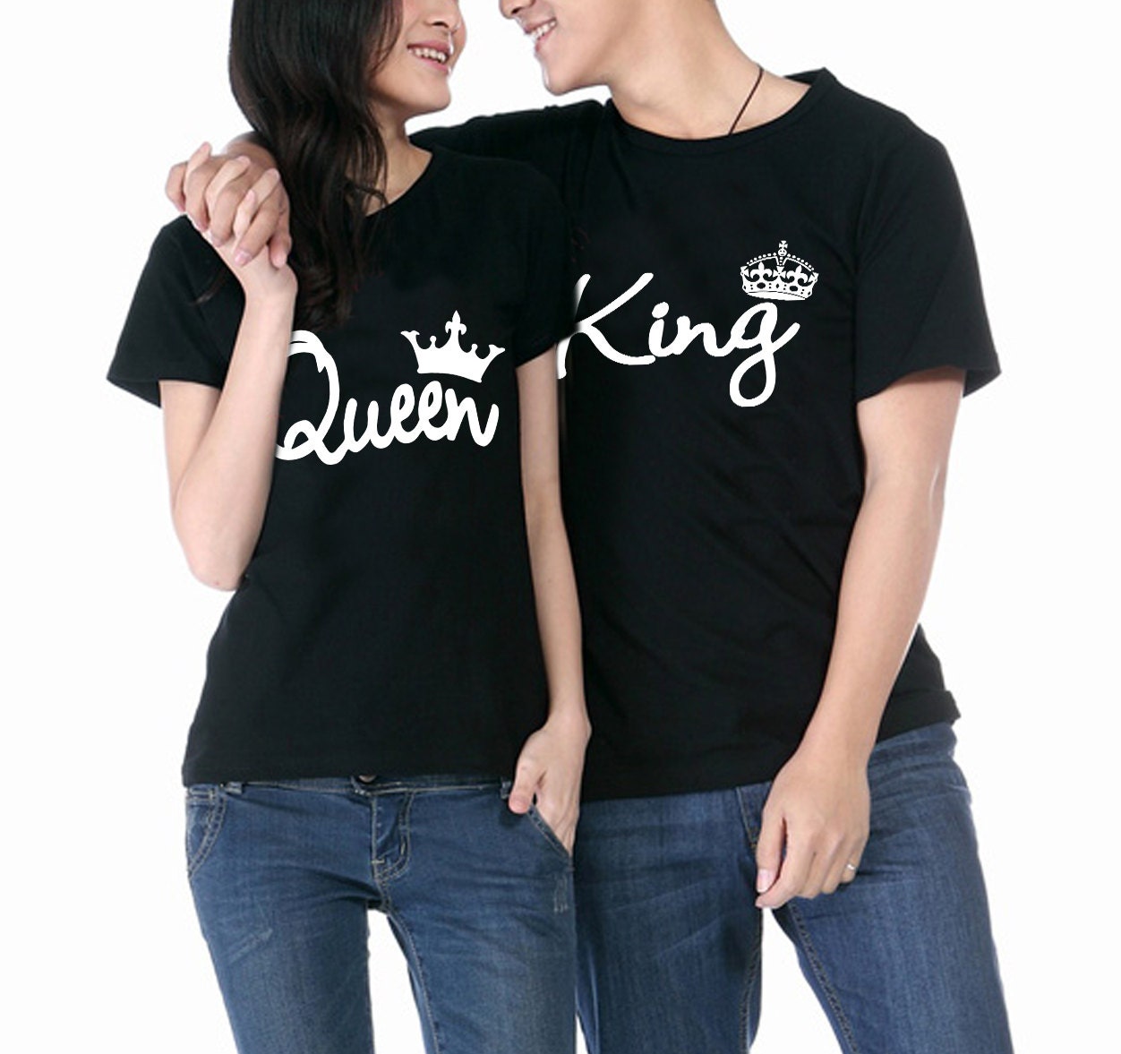 queen and king tshirts