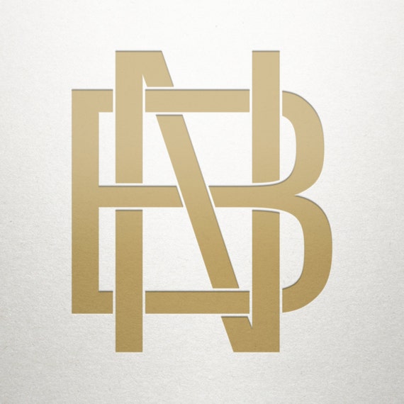 Interlocking Logo Design BN NB Interlocking Logo Digital