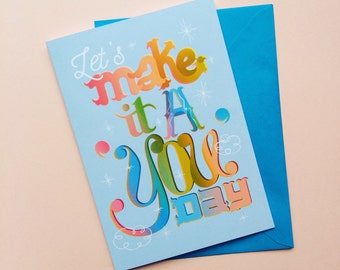 Hen Do Card - Card For Mum - Rainbow Wedding Card - Gift For Her - Engagement Card - Mums Birthday Card - Rainbow Birthday Card