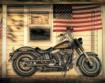 American Pride #2. Harley Davidson, Fat Boy