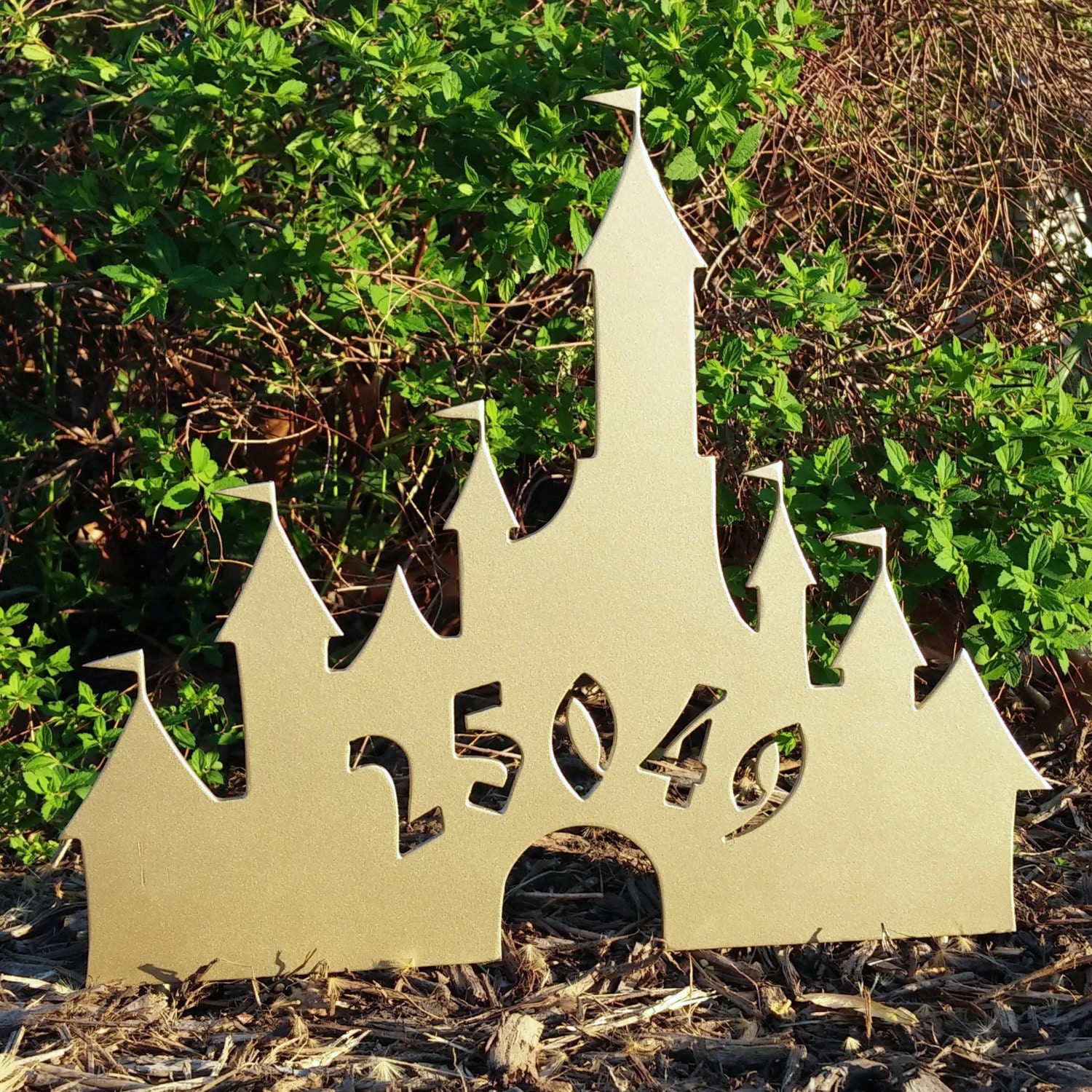 Disney Castle Inspired Sign Metal by