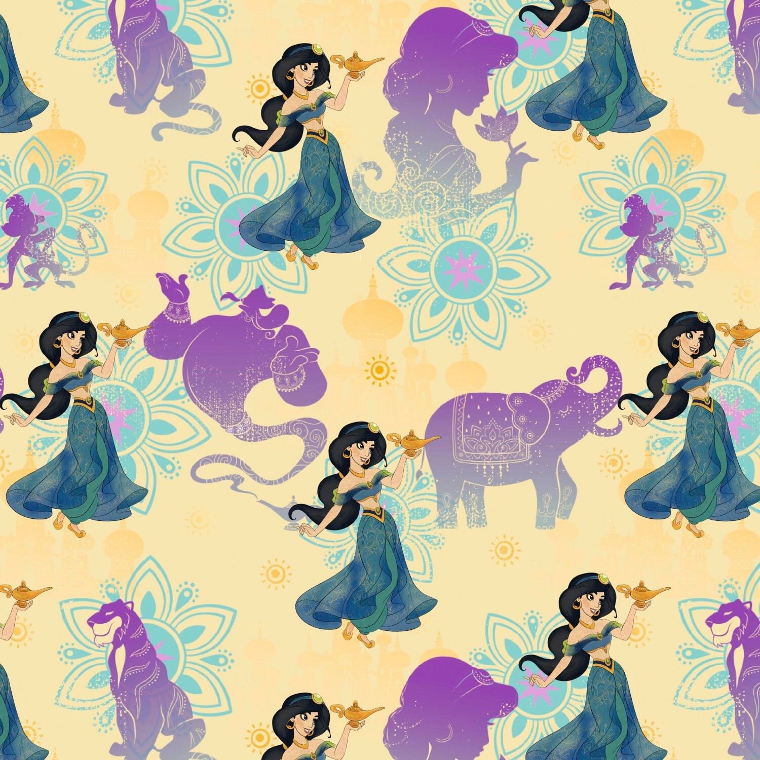 Disney Fabric Disney Princess Fabric Princess Jasmine