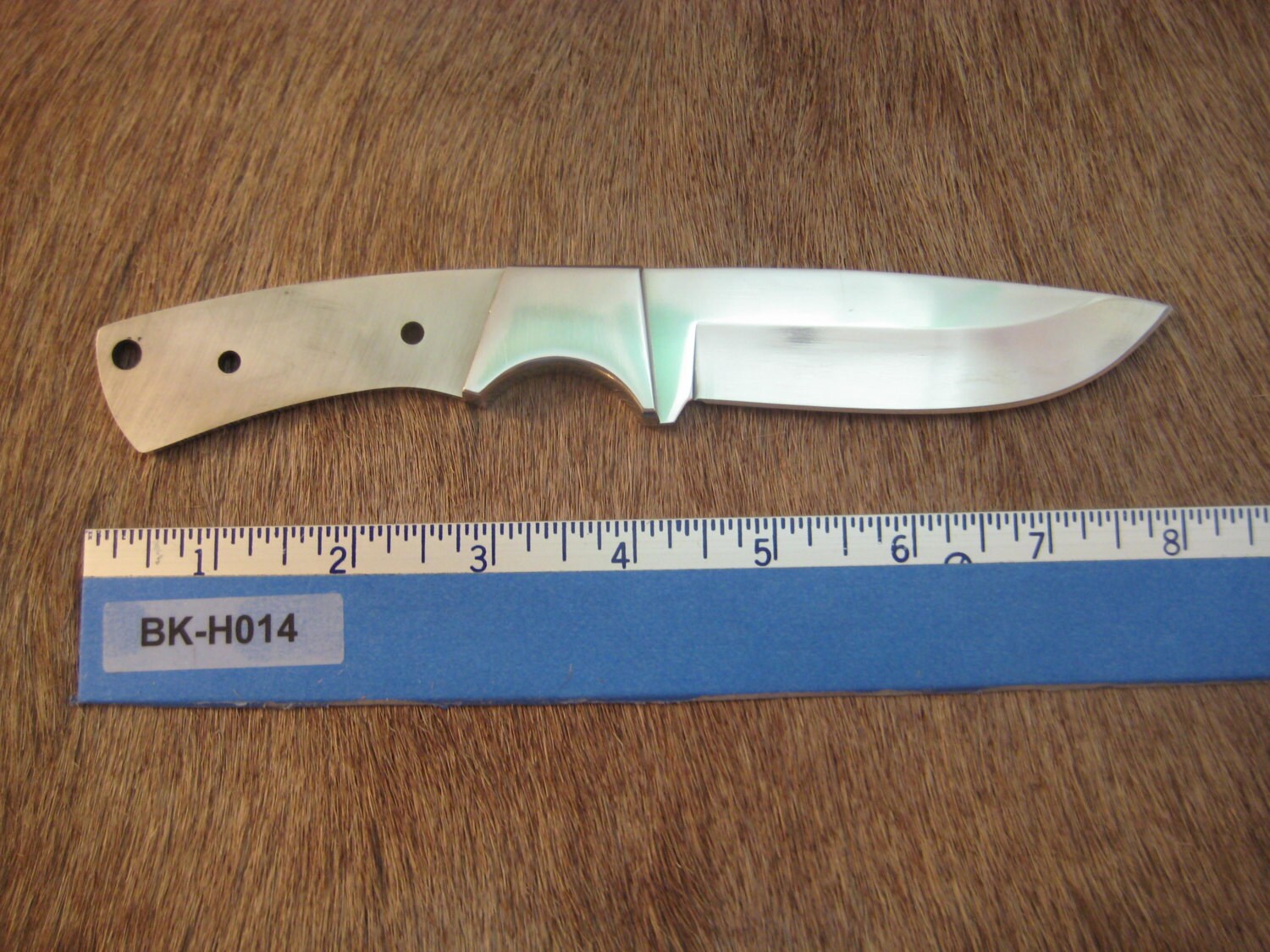 Knife Blade Blank BKH014. Fully hardened and sharpened 440C