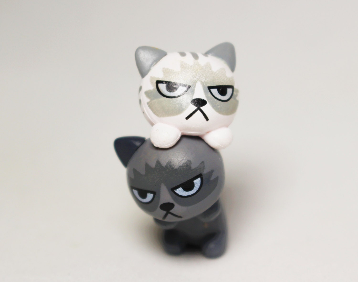 Miniature Resin Cat Grumpy Feline Fairy Garden Miniatures
