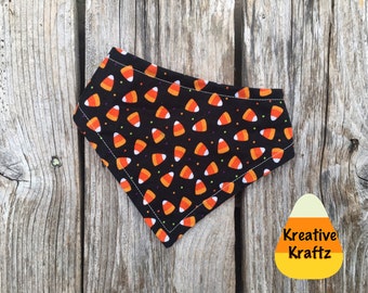 Candy Corn Halloween Dog Bandana