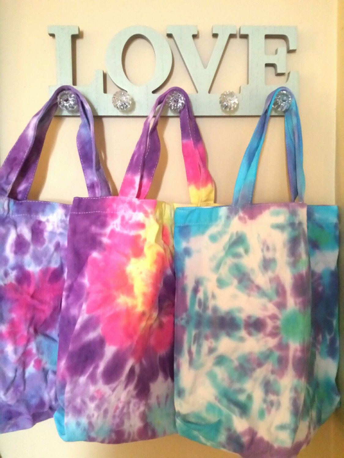 Custom dyed canvas tote bag Tula bag woven wrap bag pool or