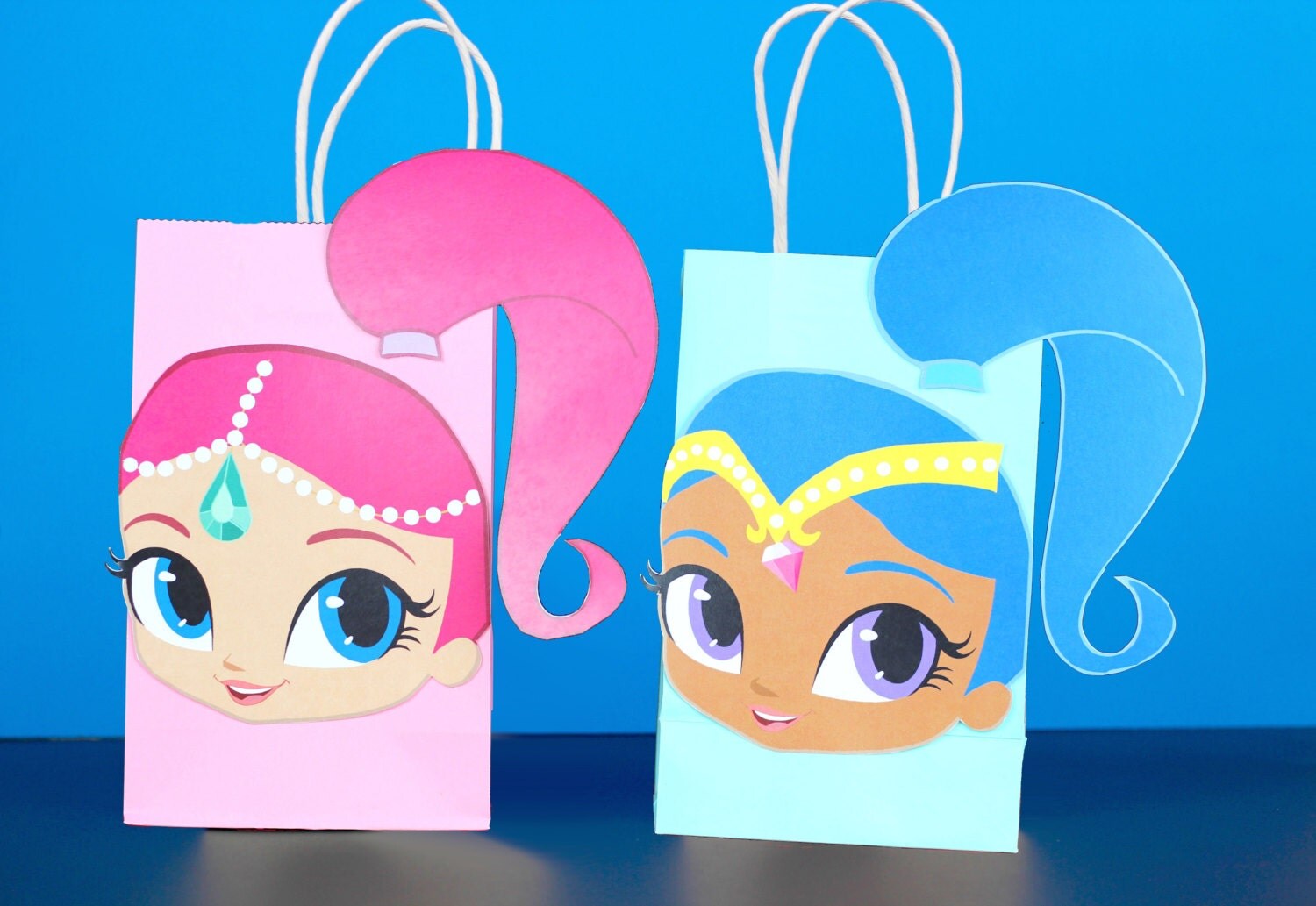 Shimmer &amp; Shine Favor Bag Instant Download by SimplyMadewithSam