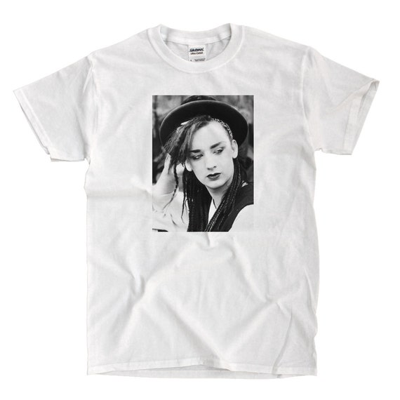 george tshirt white