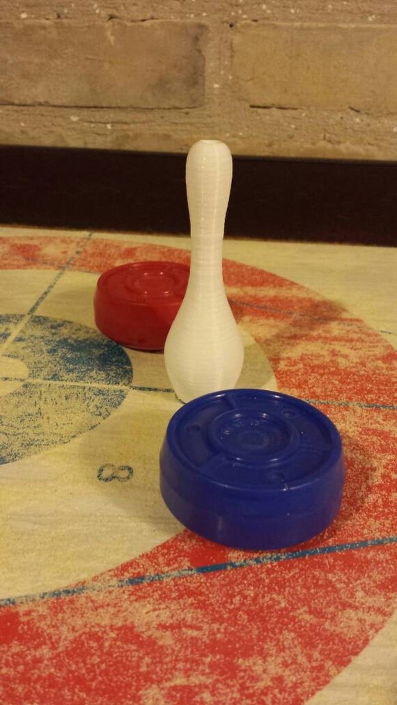 shuffleboard pins