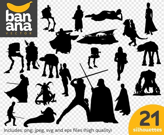 Download SALE Star Wars 2 png jpg svg eps files high resolution