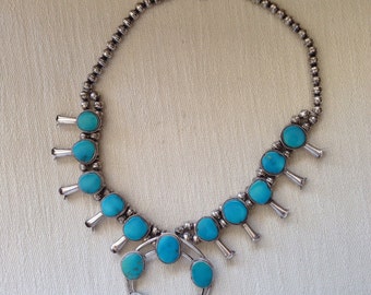Antique turquoise necklace