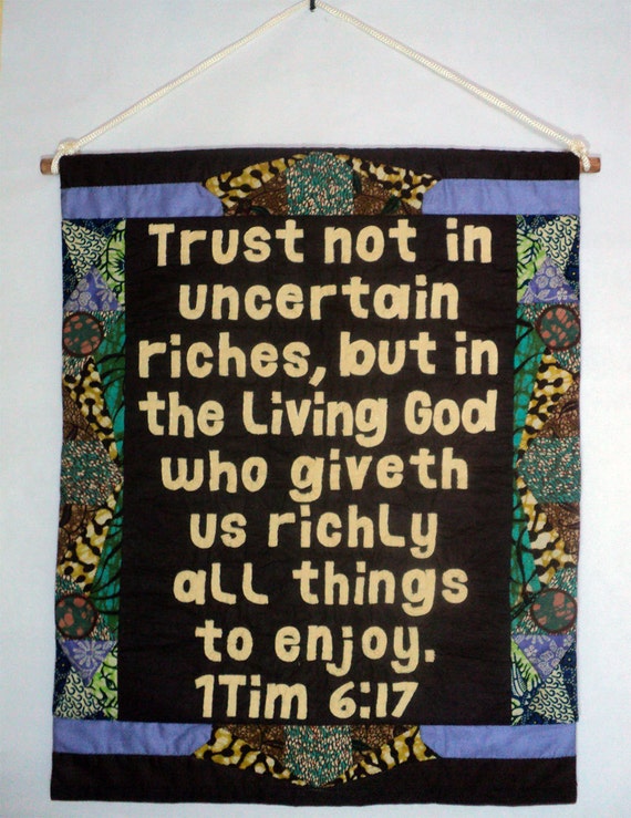 Depend on GOD Scripture Wall hangings Bible Verse Decor