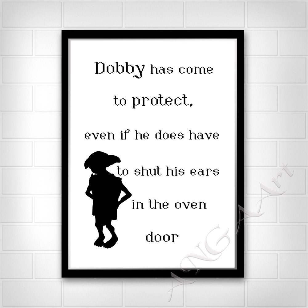 Citation de Dobby Harry Potter Dobby a venir pour protéger