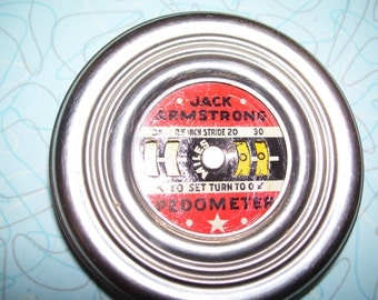 Vintage Jack Armstrong Pedometer.