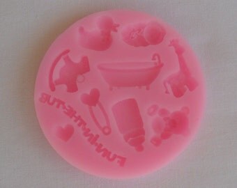Mold cakes Silicone 10 sets baby for dough in sugar & Amande Cake Design