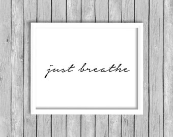 Just breathe | Etsy