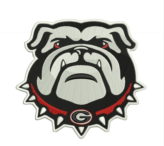 Georgia Bulldogs Inspired Machine Embroidery Designs In 8