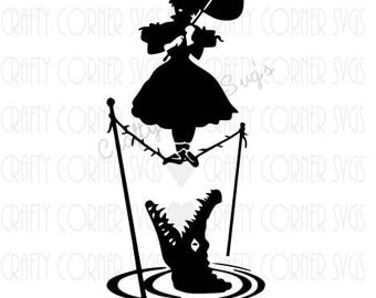 SVG-Haunted Mansion svg-Disney (inspired)-alligator girl-Cute SVG-Instant Download-Digital File-disney SVG-svg designs-cricut-cut file