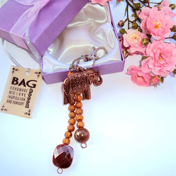 Keychain cute bag charm beaded bag charms by CuteKeychainCharms