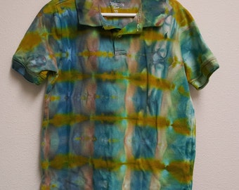 tie die polo shirt