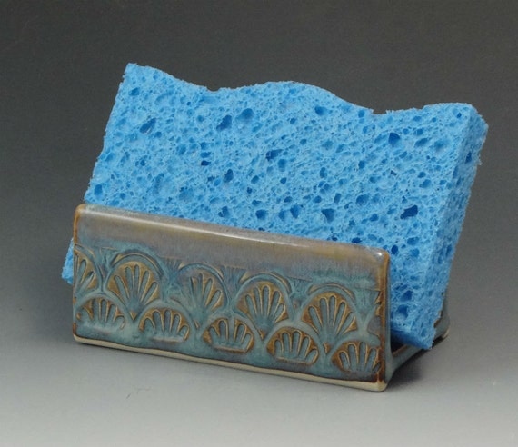 Ceramic Sponge Holder Pottery Sponge Holder In Light Blue   Il 570xN.1088157569 T6na 