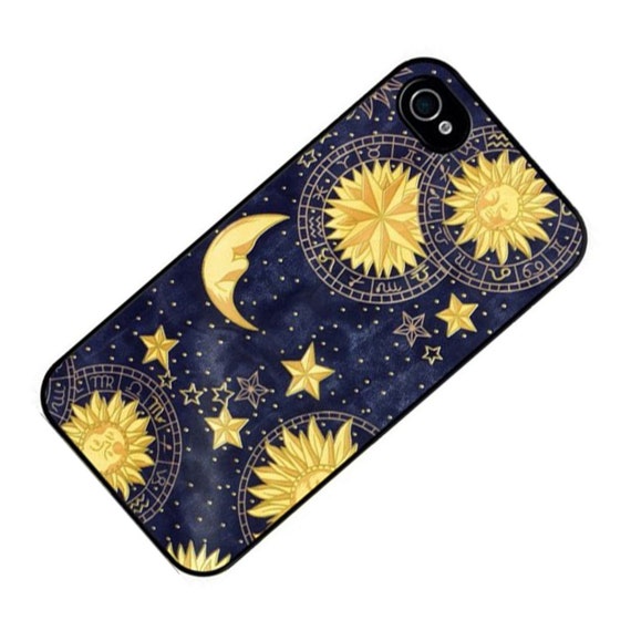 Celestial iPhone 6 Case Sun Moon Stars Phone by OccultaJewellery