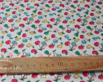 4273 - Cath Kidston Little Fruit (Offwhite) Oilcloth Waterproof Fabric - 28 Inch (Width) x 17 Inch (Length)