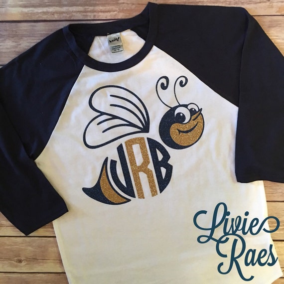 Download Yellow Jacket Monogram Bee monogram shirt Georgia Tech