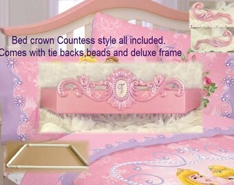 Princess canopy bed, Cinderella room decor, pink princess canopy, ballerina room decor