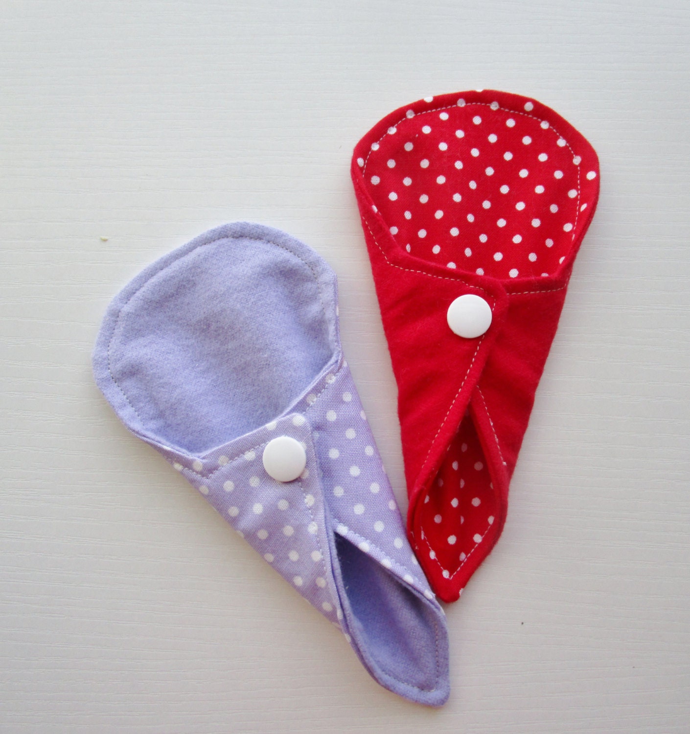 Thong cloth pads set of 5 PUL reusable pads thong
